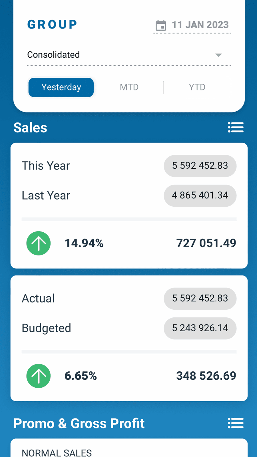 IntelliDash Store Groups